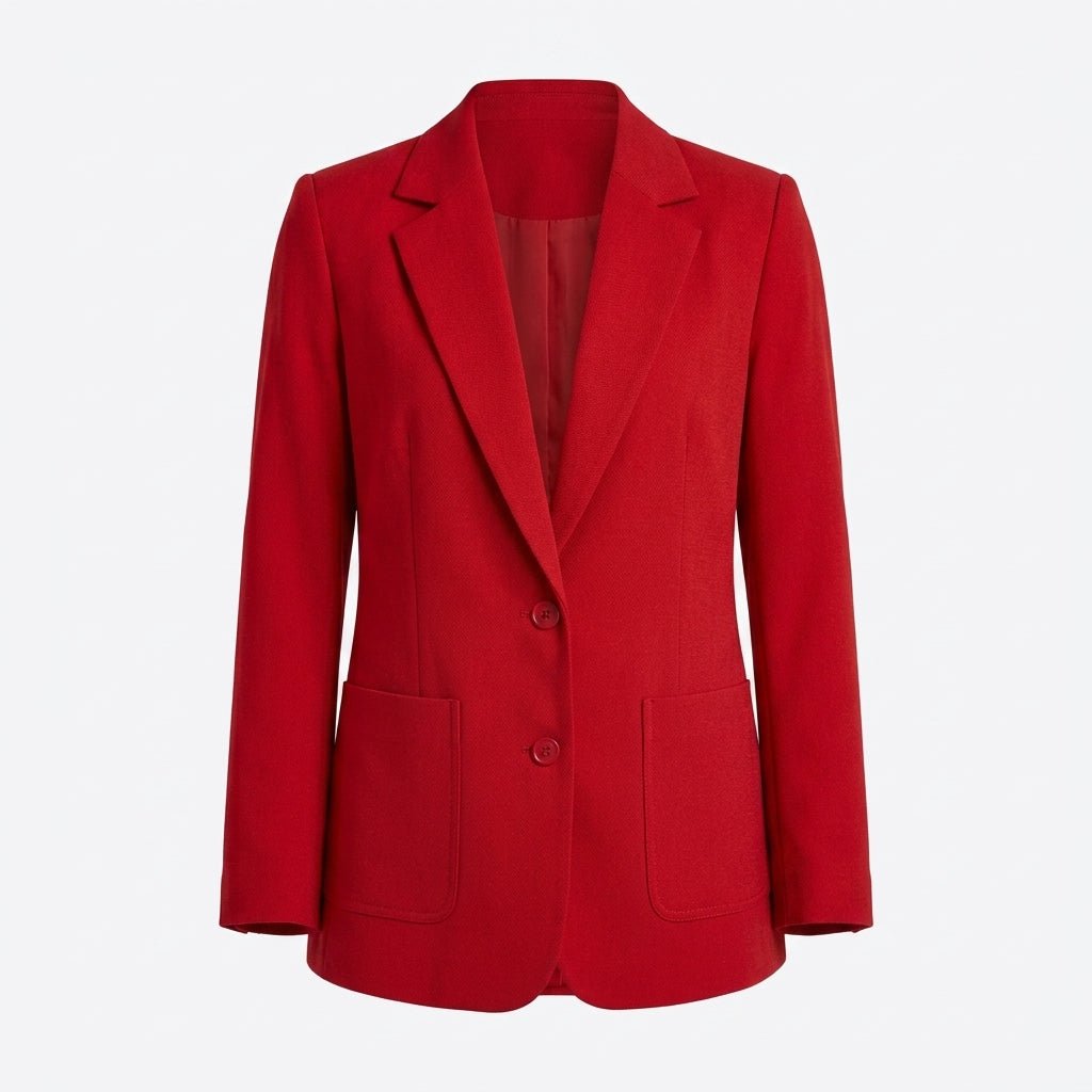 Women's Tailored Blazer – Notched Lapel, Single-Breasted - We are MFEO