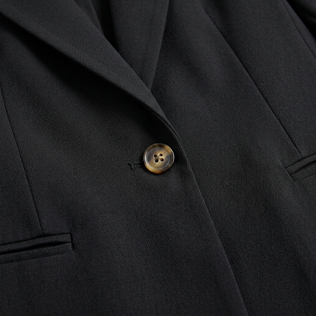Women's Tailored Blazer – Notched Lapel, Single-Breasted - We are MFEO