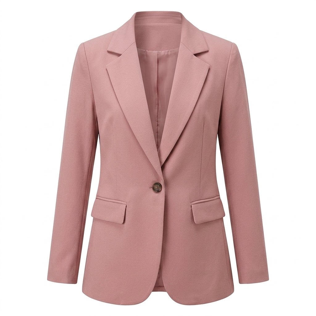 Women's Tailored Blazer – Notched Lapel, Single-Breasted - We are MFEO