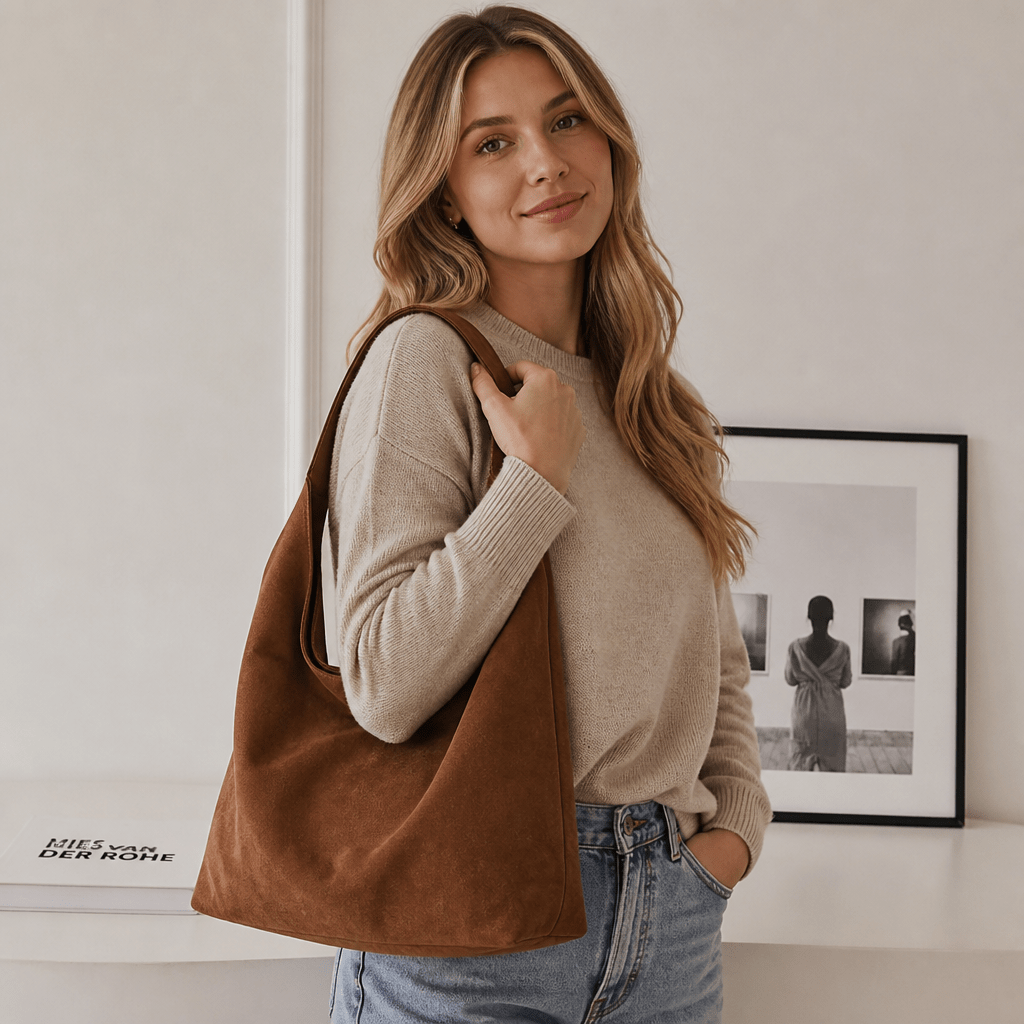 Women's Tote Bag – Spacious Shoulder Bag with Relaxed Silhouette - We are MFEO