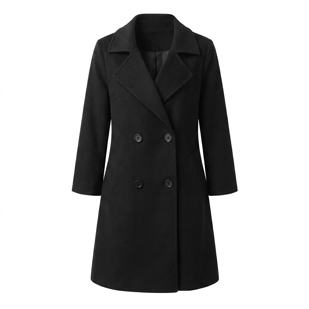 Women's Trench Coat – Double Breasted Mid-Length for Winter Styling - We are MFEO