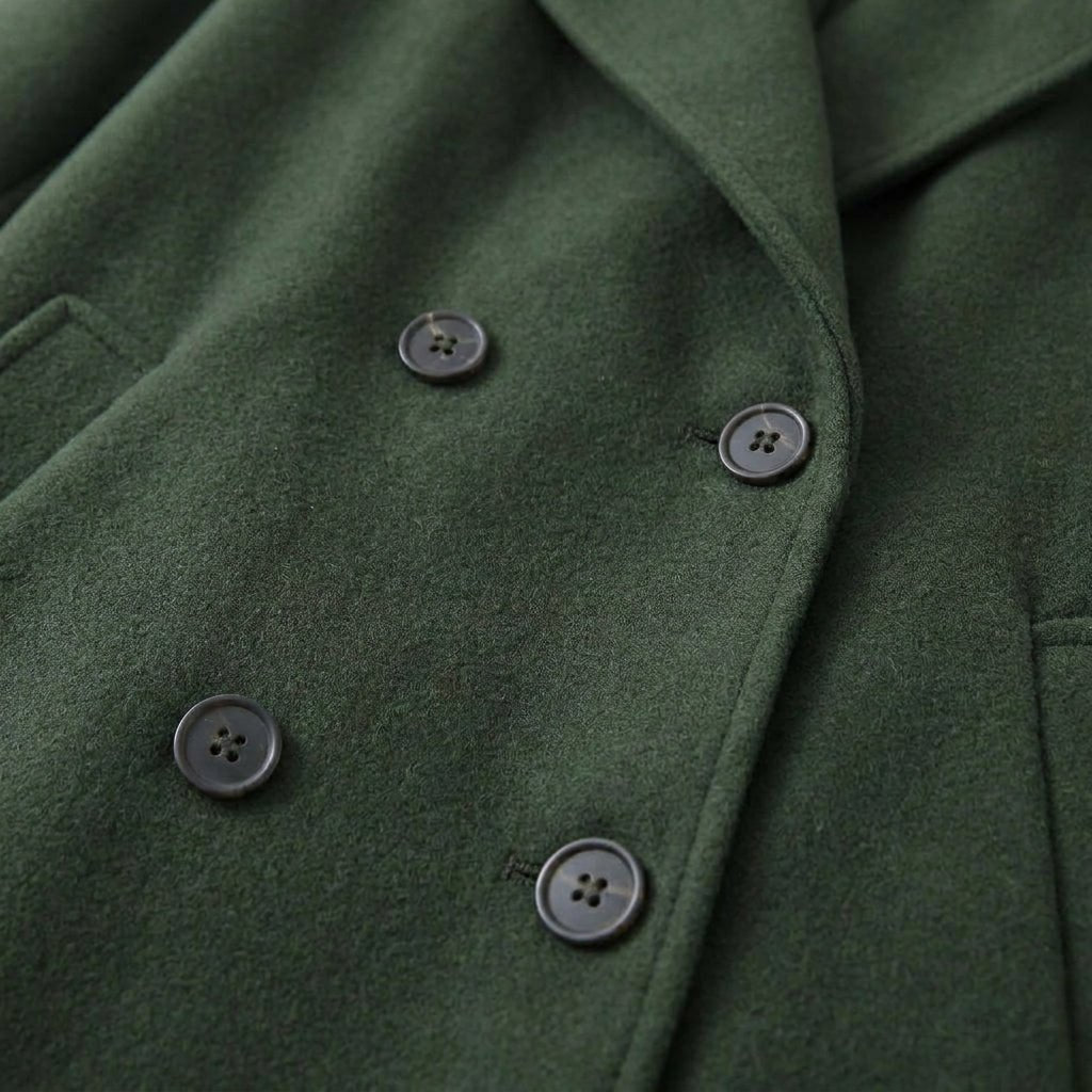 Women's Trench Coat – Double Breasted Mid-Length for Winter Styling - We are MFEO