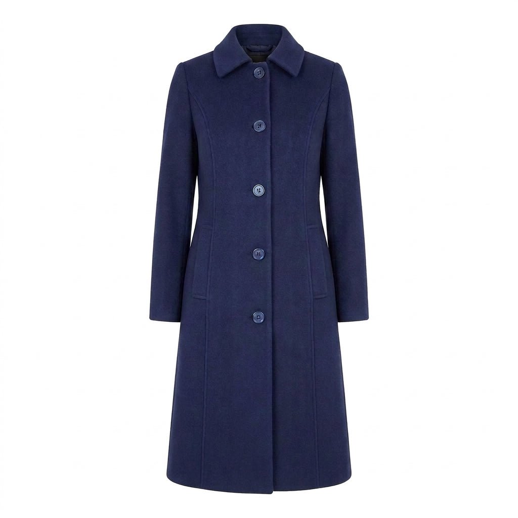 Women's Trench Coat for Winter – Long, Single-Breasted Design with Collar - We are MFEO