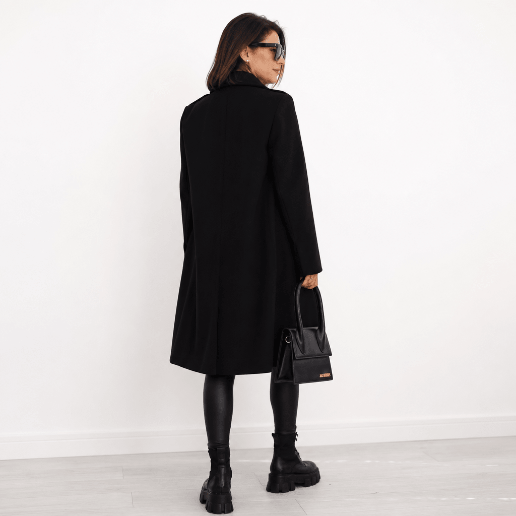 Women's Trench Coat – Long Double-Breasted Winter Outerwear with Pockets - We are MFEO