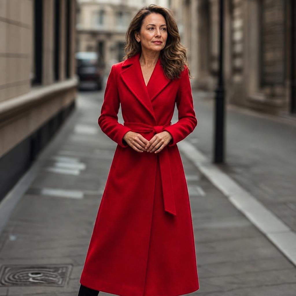 Women's Trench Coat – Tailored Maxi Length with Belt - We are MFEO