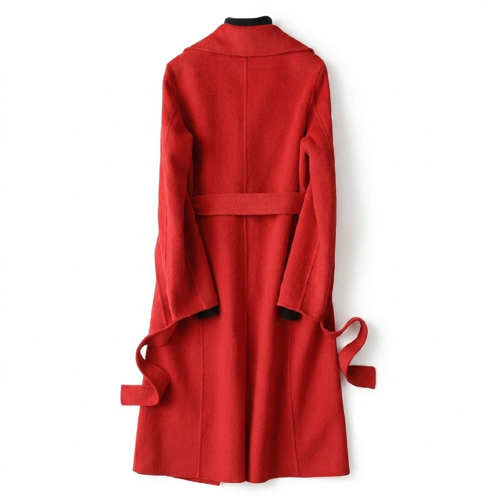 Women's Trench Coat – Tailored Maxi Length with Belt - We are MFEO