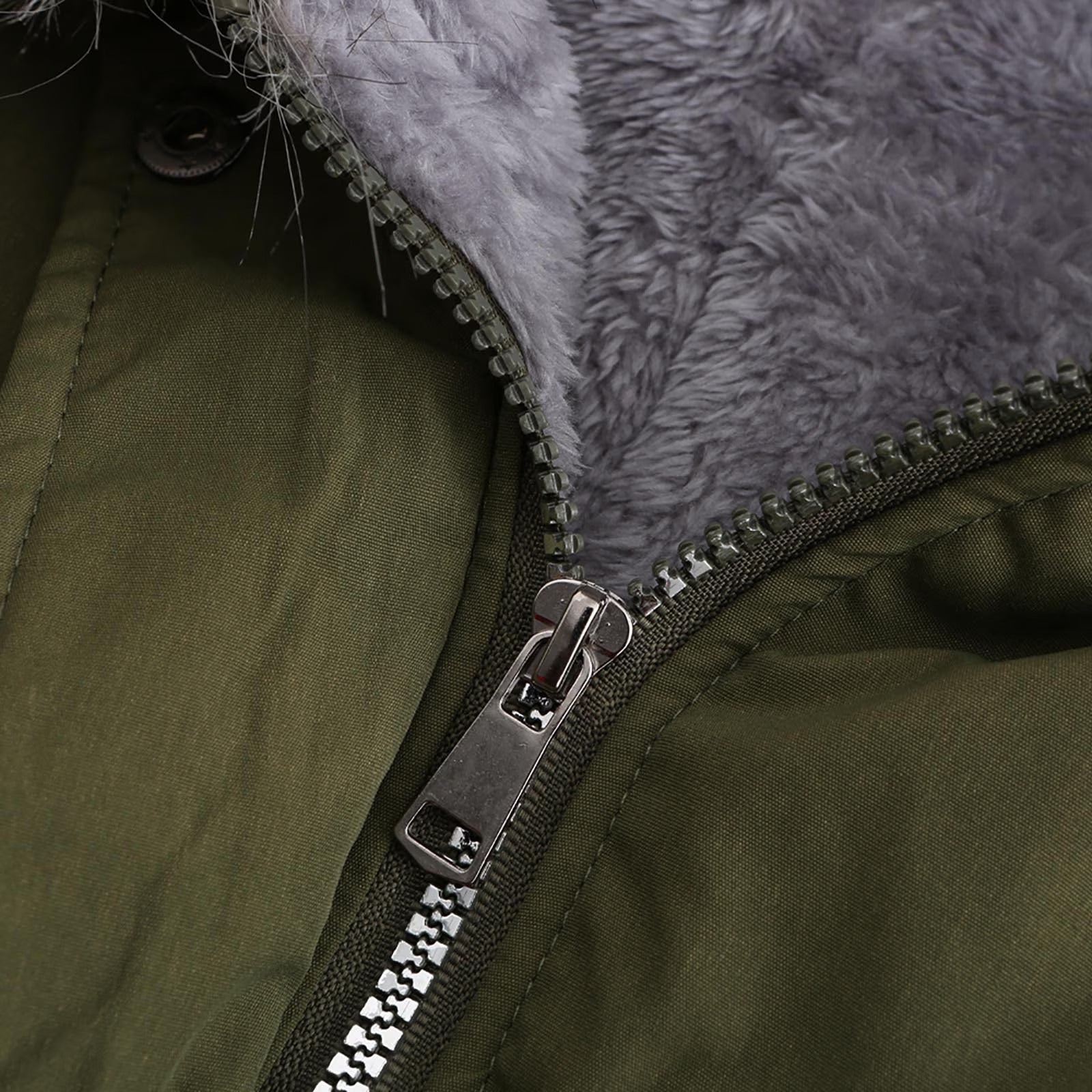 Women's Winter Coat with Fleece Lining – Hooded Jacket with Adjustable Waist - We are MFEO
