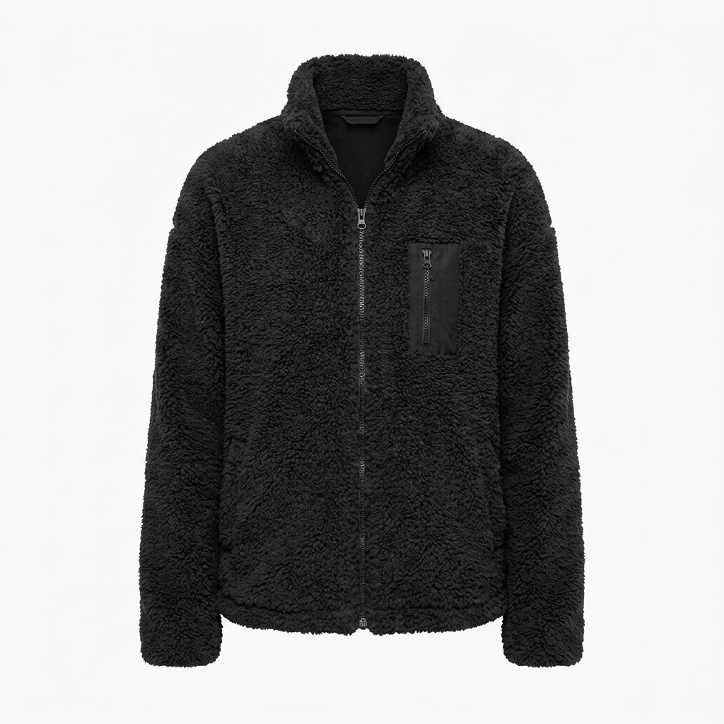 Women's Winter Jacket – Oversized Zip Front with Chest Pocket - We are MFEO