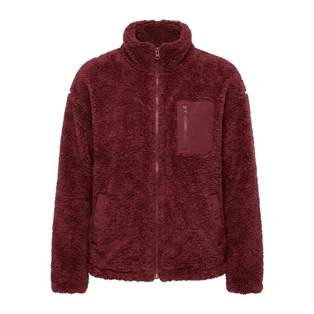Women's Winter Jacket – Oversized Zip Front with Chest Pocket - We are MFEO