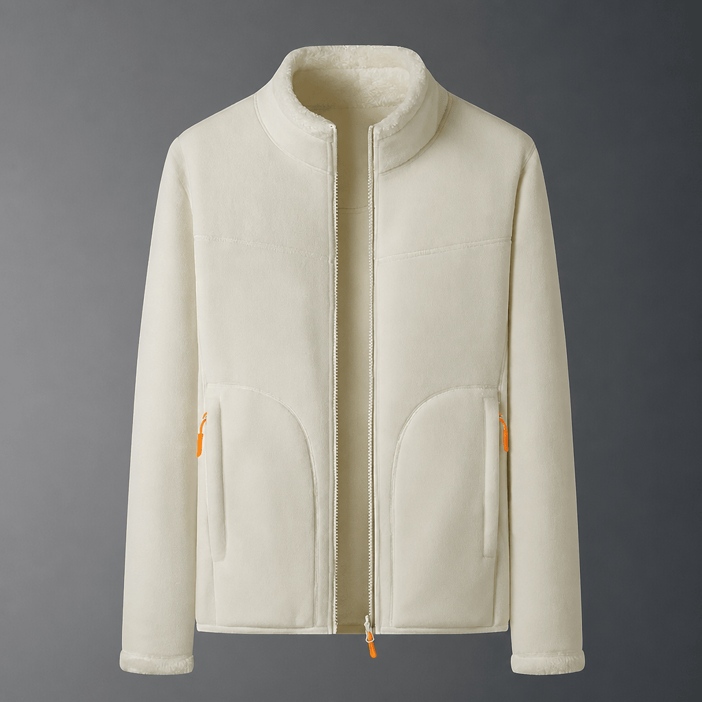 Women's Winter Jacket with Zip-Up Stand Collar – Reversible and Lightweight - We are MFEO